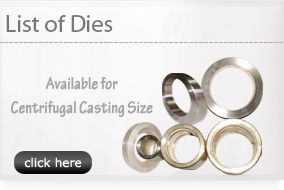 LIST OF DIES CNC Machine